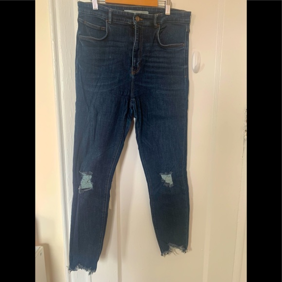 Zara cropped jeans